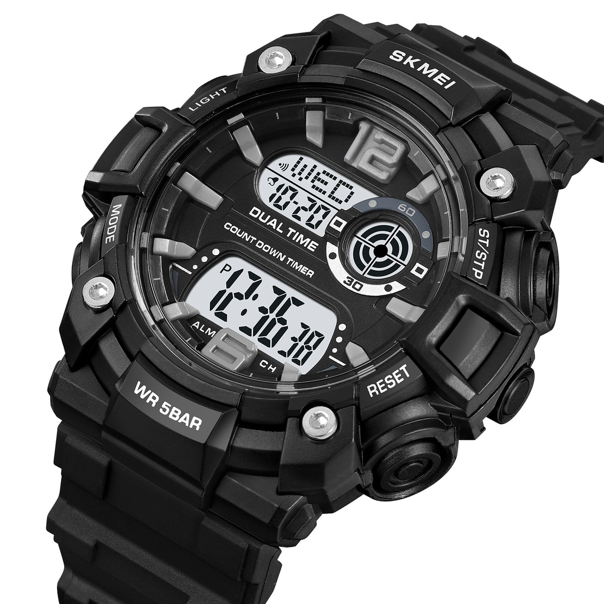 2018 Skmei Reloj Digital Pulsera de Resina para Hombre