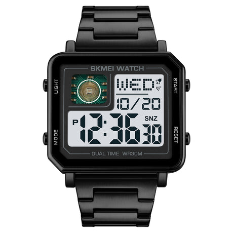 2033 Skmei Reloj para Hombre Pulsera de Metal Digital