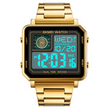 2033 Skmei Reloj para Hombre Pulsera de Metal Digital