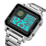 2033 Skmei Reloj para Hombre Pulsera de Metal Digital