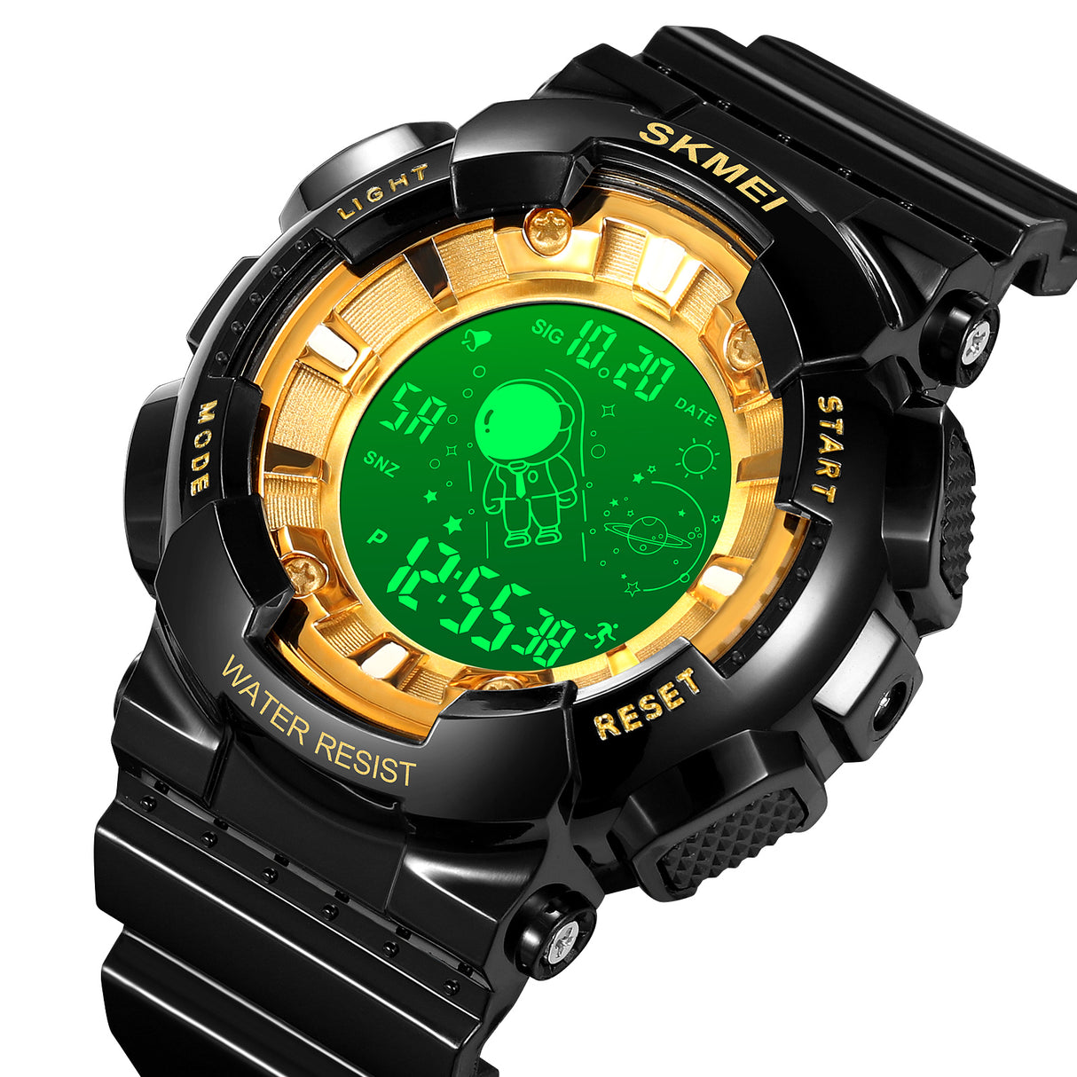 2035 Skmei Reloj para Hombre Pulsera de Caucho Digital