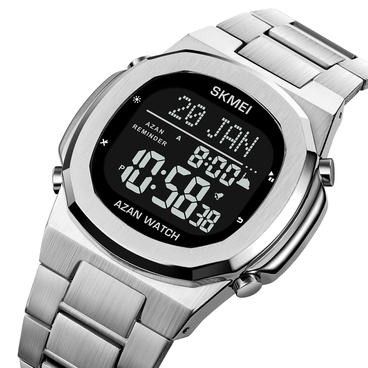 2036 Skmei Reloj para Hombre Pulsera de Metal Digital