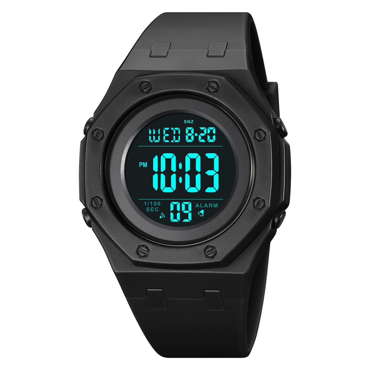 2048 Skmei Reloj para Hombre Pulsera de Caucho Digital