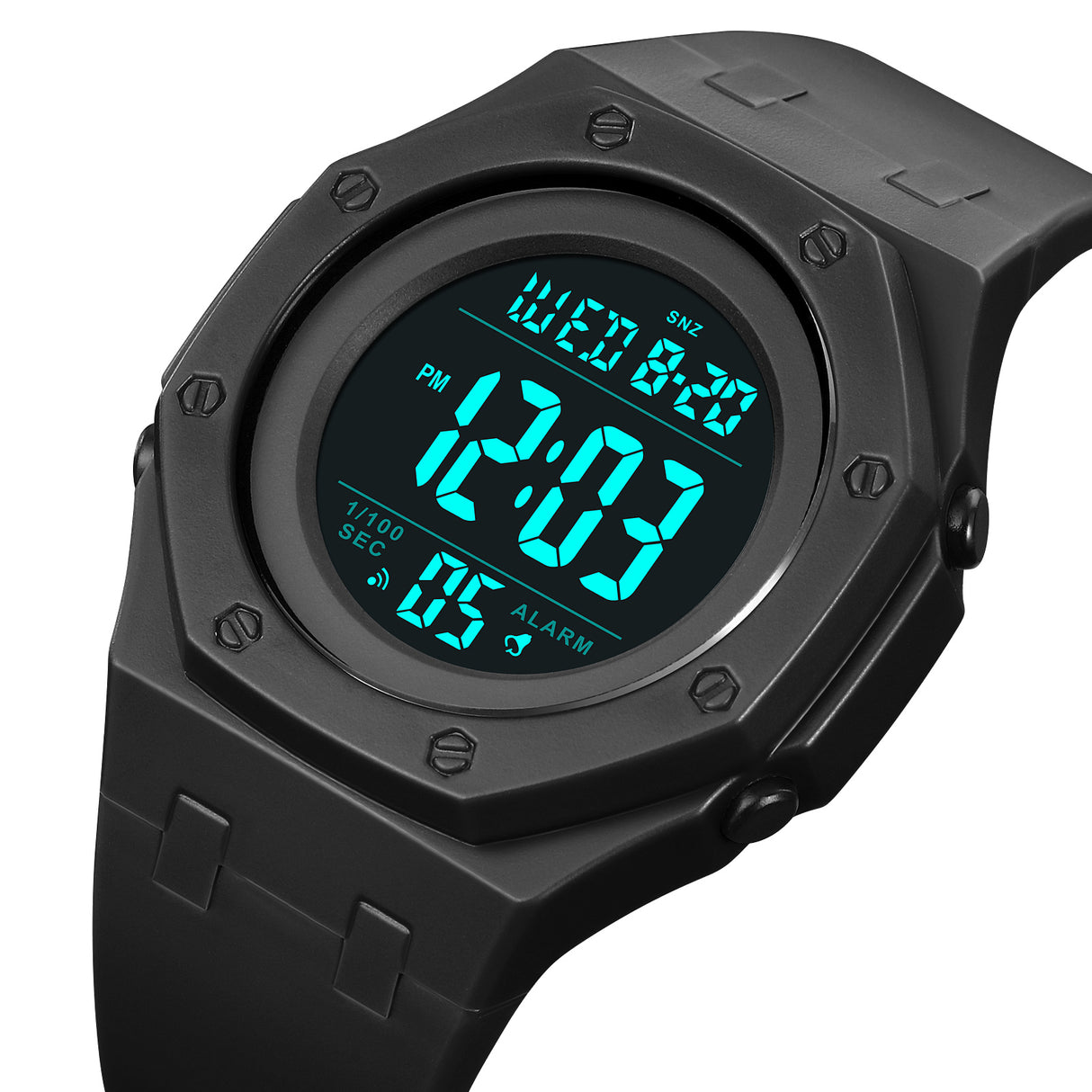 2048 Skmei Reloj para Hombre Pulsera de Caucho Digital