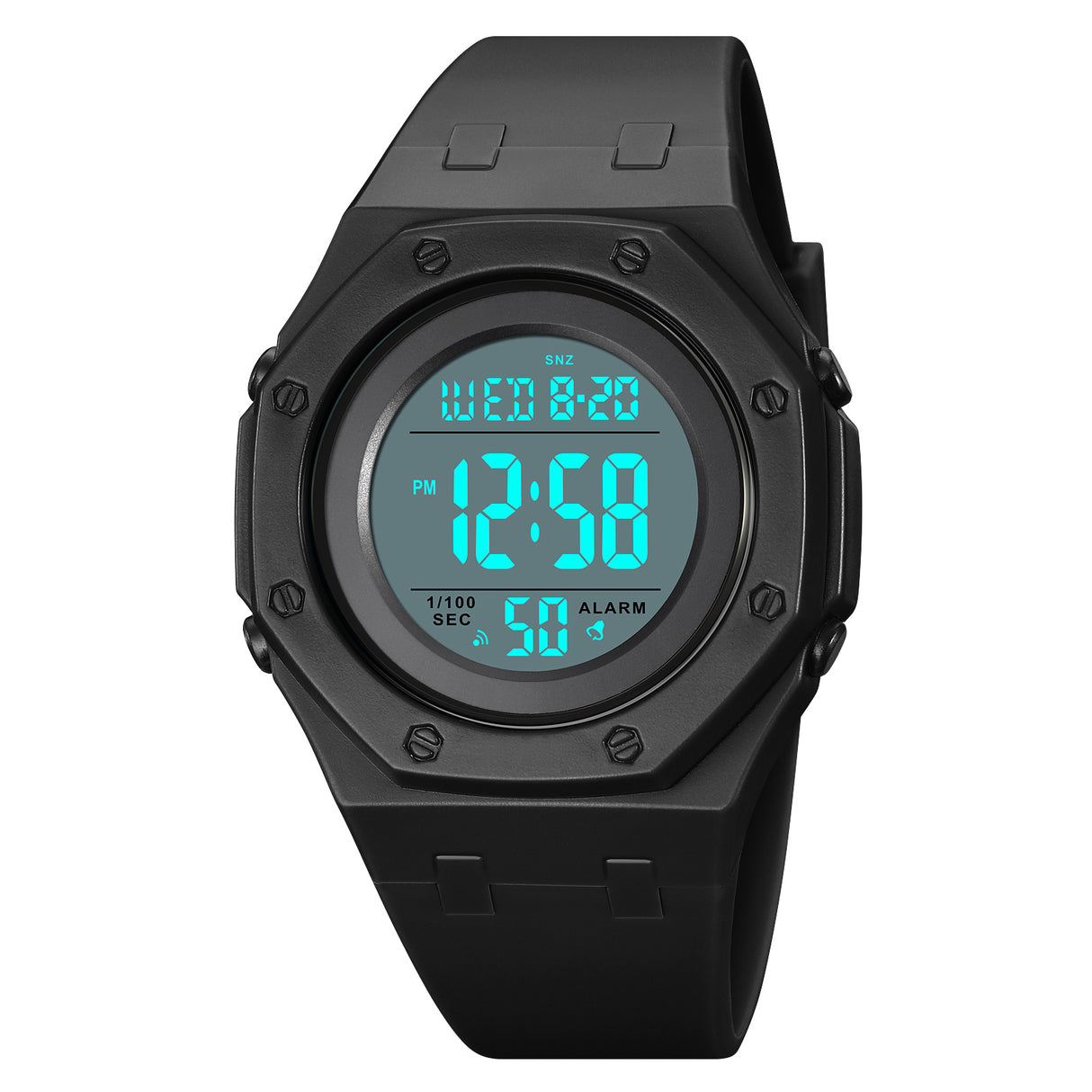 2048 Skmei Reloj para Hombre Pulsera de Caucho Digital