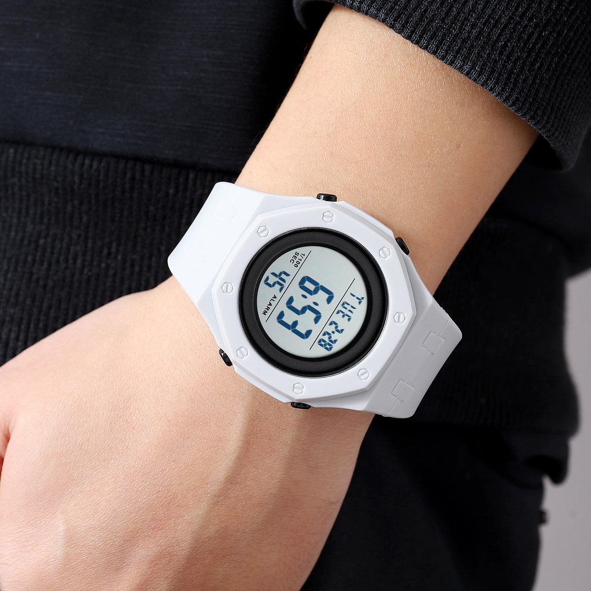 2048 Skmei Reloj para Hombre Pulsera de Caucho Digital