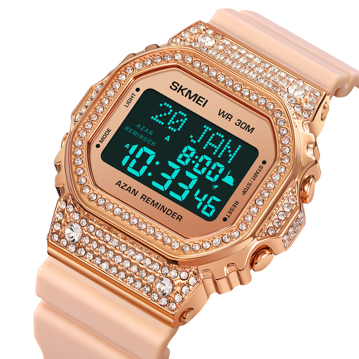 2052 Skmei Reloj para Hombre Pulsera de Caucho Digital