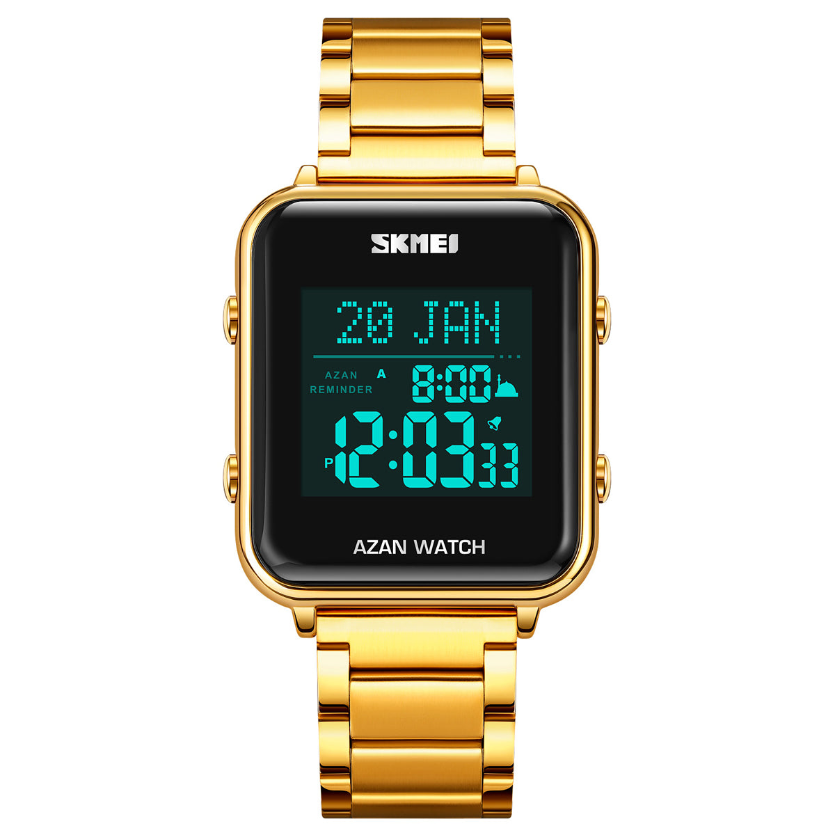 2064 Skmei Reloj para Hombre Pulsera de Metal Digital