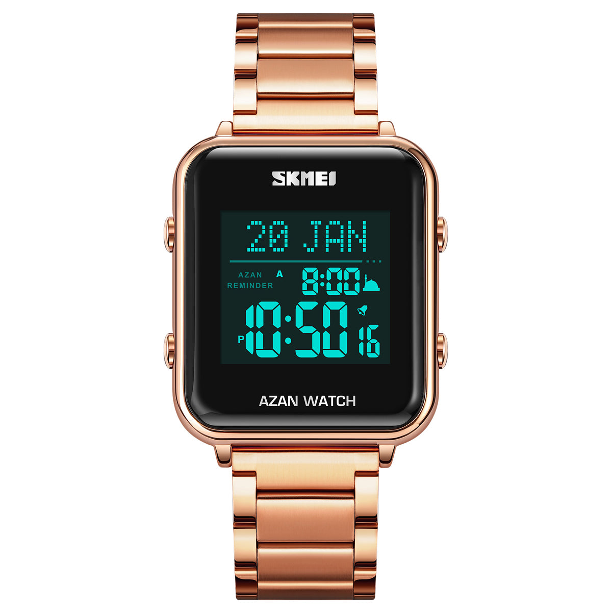 2064 Skmei Reloj para Hombre Pulsera de Metal Digital