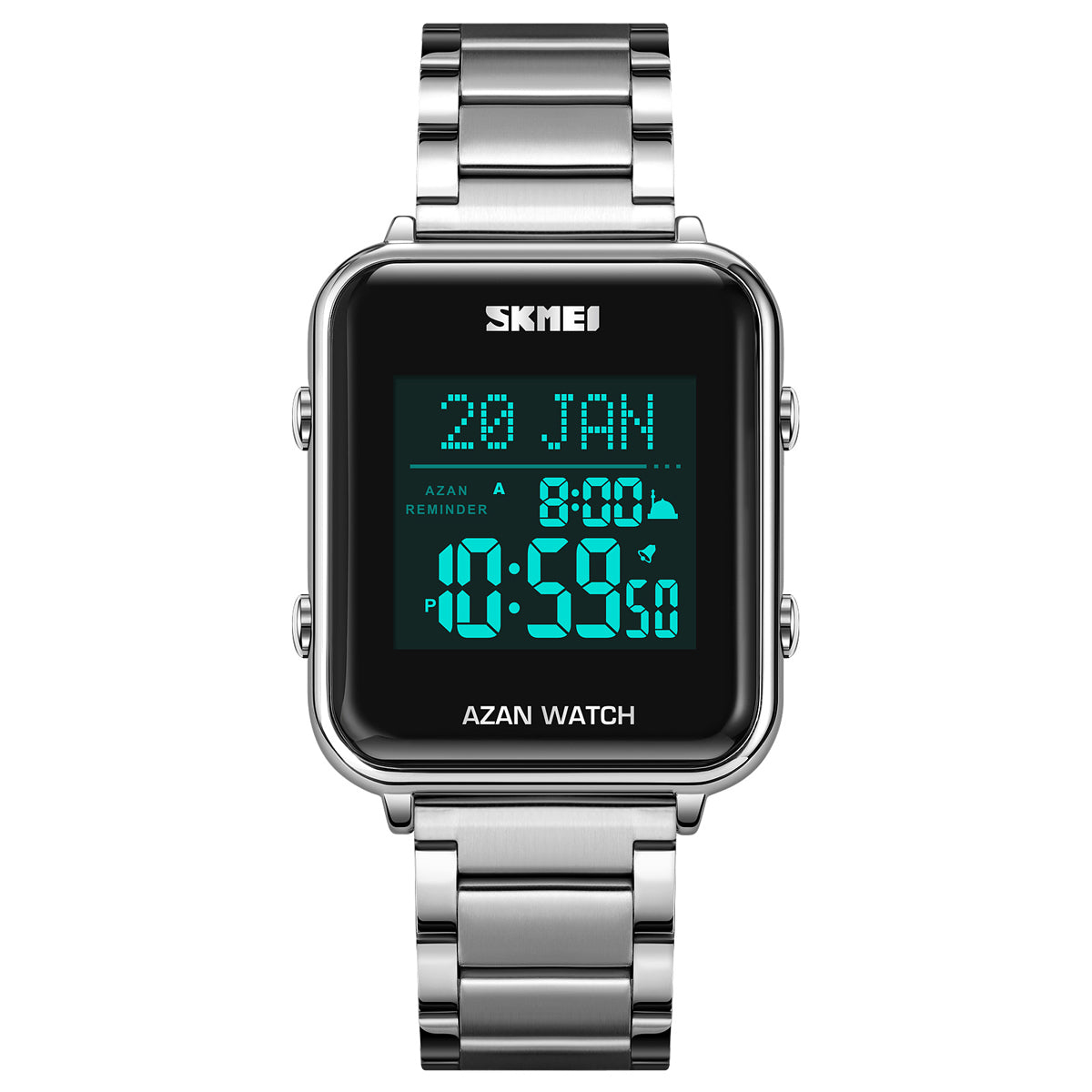 2064 Skmei Reloj para Hombre Pulsera de Metal Digital