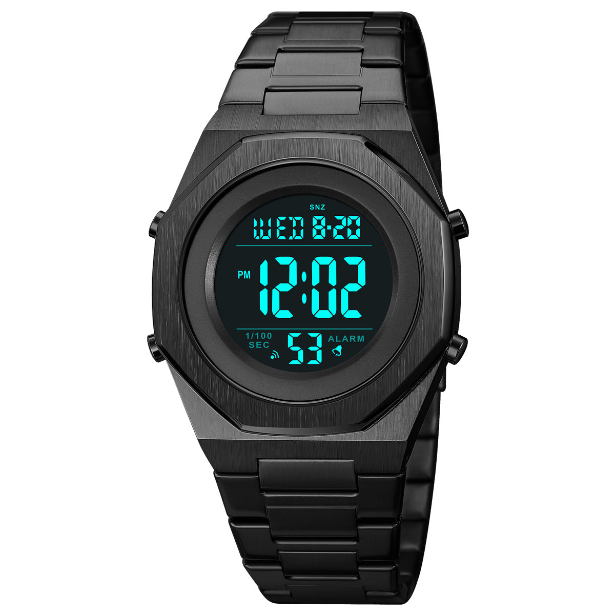 2066 Skmei Reloj para Hombre Pulsera de Metal Digital