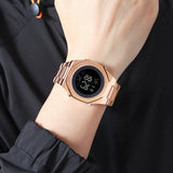 2066 Skmei Reloj para Hombre Pulsera de Metal Digital