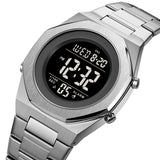 2066 Skmei Reloj para Hombre Pulsera de Metal Digital