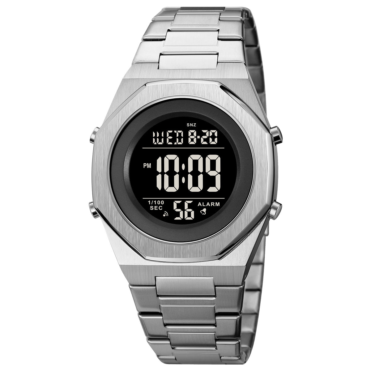 2066 Skmei Reloj para Hombre Pulsera de Metal Digital