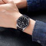 2067 Skmei Reloj para Hombre Pulsera de Cuero Análogo