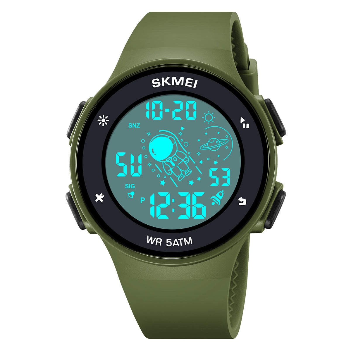 2068 Skmei Reloj para Hombre Pulsera de Caucho Digital