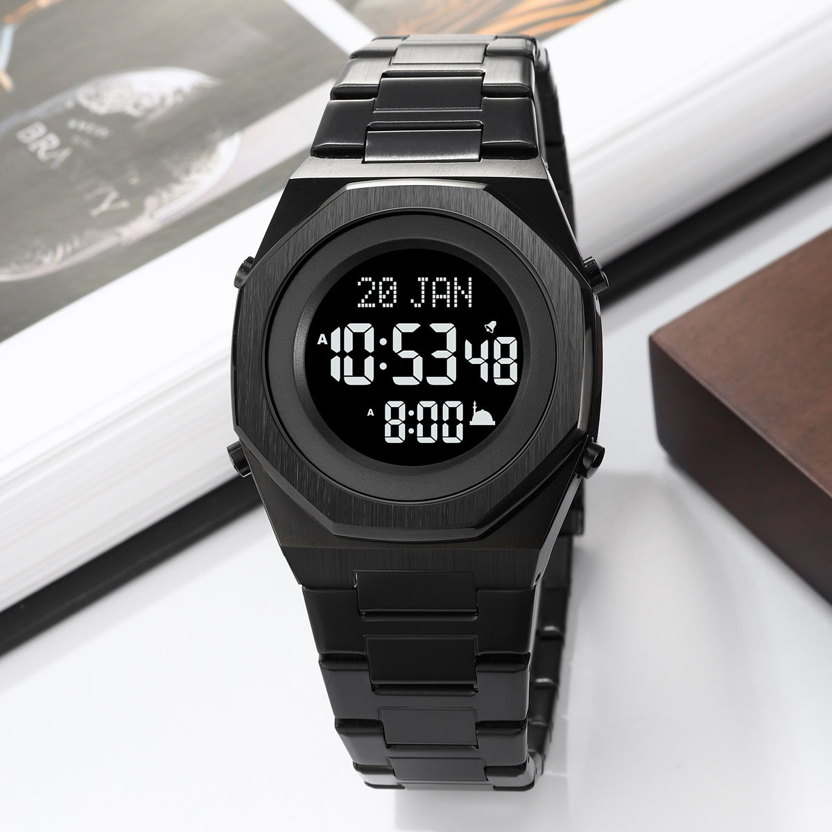 2069 Skmei Reloj para Hombre Pulsera de Metal Digital