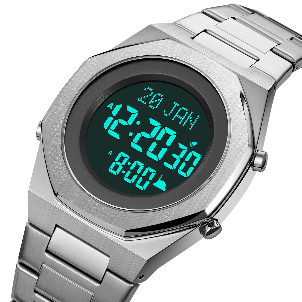 2069 Skmei Reloj para Hombre Pulsera de Metal Digital