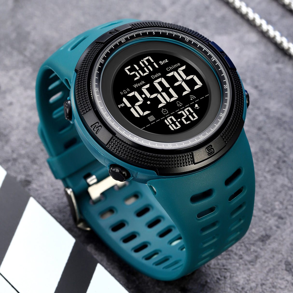 2070 Reloj Skmei para Hombre Pulsera de Caucho Digital