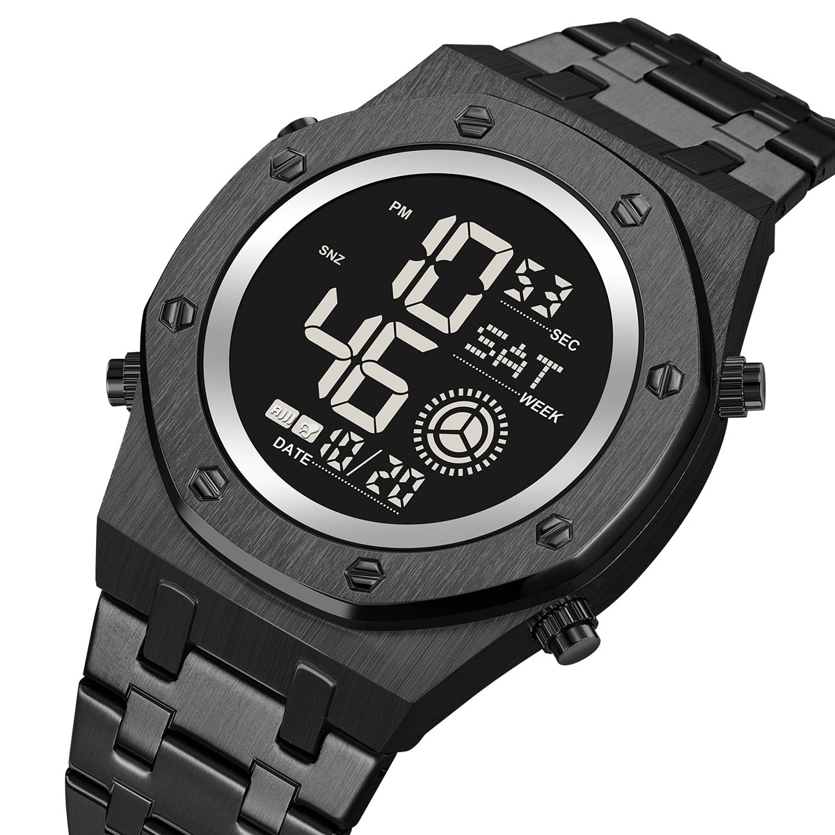 2073 Skmei Reloj para Hombre Pulsera de Metal Digital