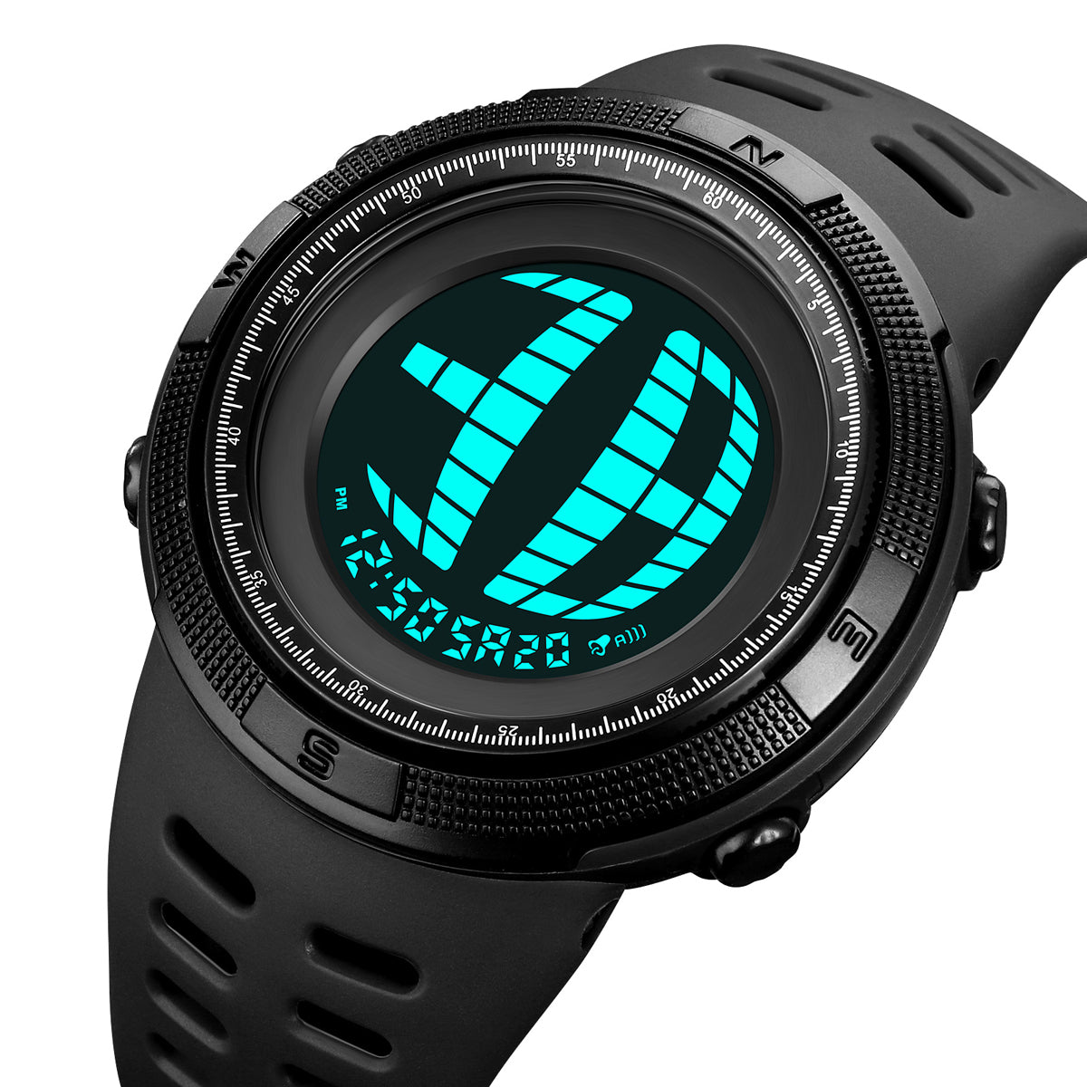 2076 Skmei Reloj para Hombre Pulsera de Caucho Digital