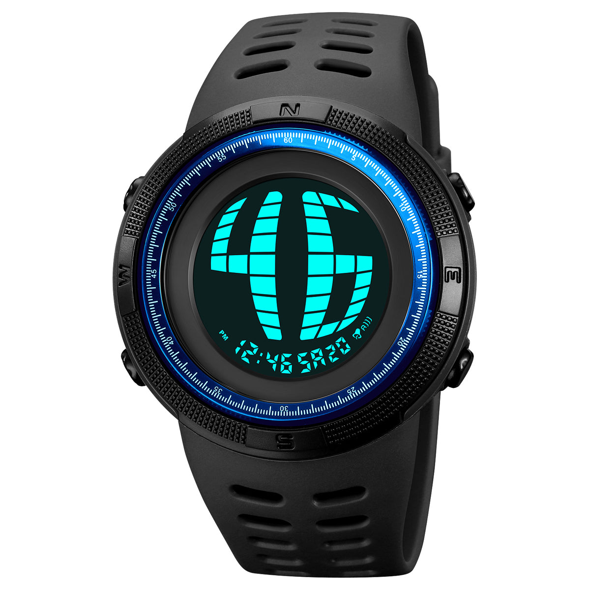 2076 Skmei Reloj para Hombre Pulsera de Caucho Digital