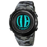 2076 Skmei Reloj para Hombre Pulsera de Caucho Digital