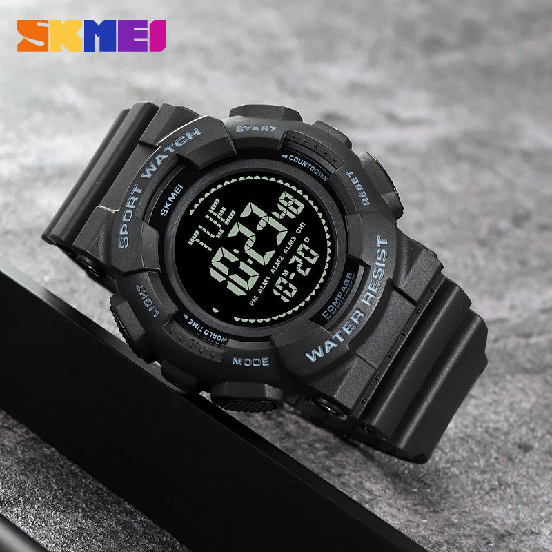 2077 Skmei Reloj para Hombre Pulsera de Caucho Digital