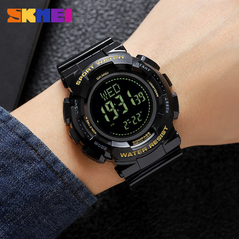 2077 Skmei Reloj para Hombre Pulsera de Caucho Digital