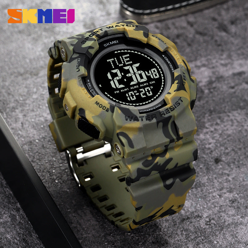 2077 Skmei Reloj para Hombre Pulsera de Caucho Digital