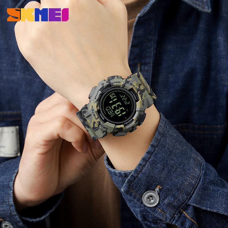 2077 Skmei Reloj para Hombre Pulsera de Caucho Digital