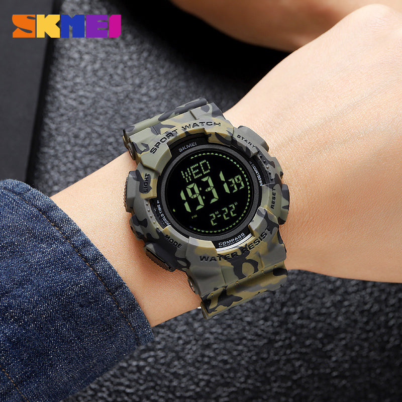 2077 Skmei Reloj para Hombre Pulsera de Caucho Digital