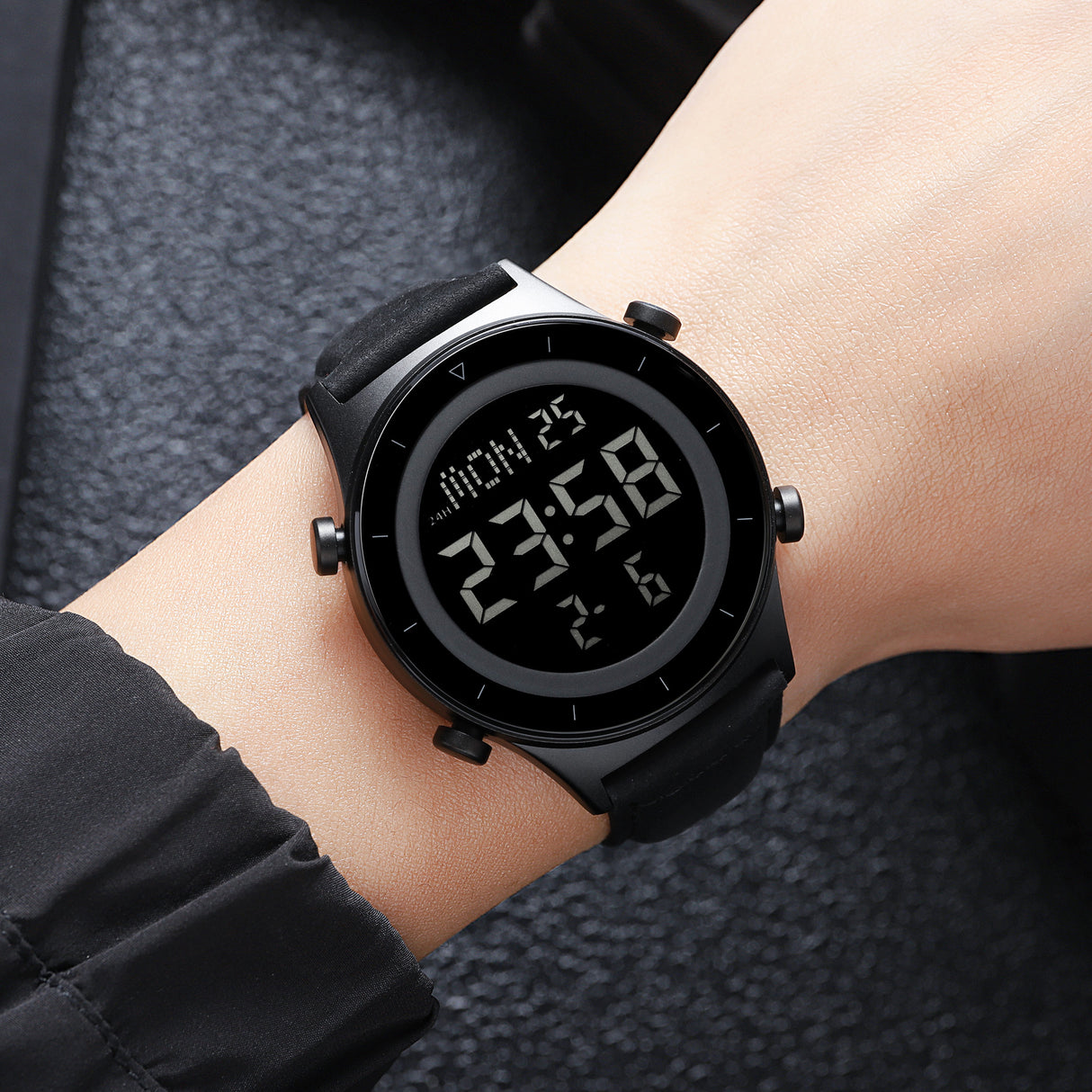 2079L Skmei Reloj para Hombre Pulsera de Cuero Digital