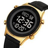 2079L Skmei Reloj para Hombre Pulsera de Cuero Digital