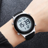 2079L Skmei Reloj para Hombre Pulsera de Cuero Digital