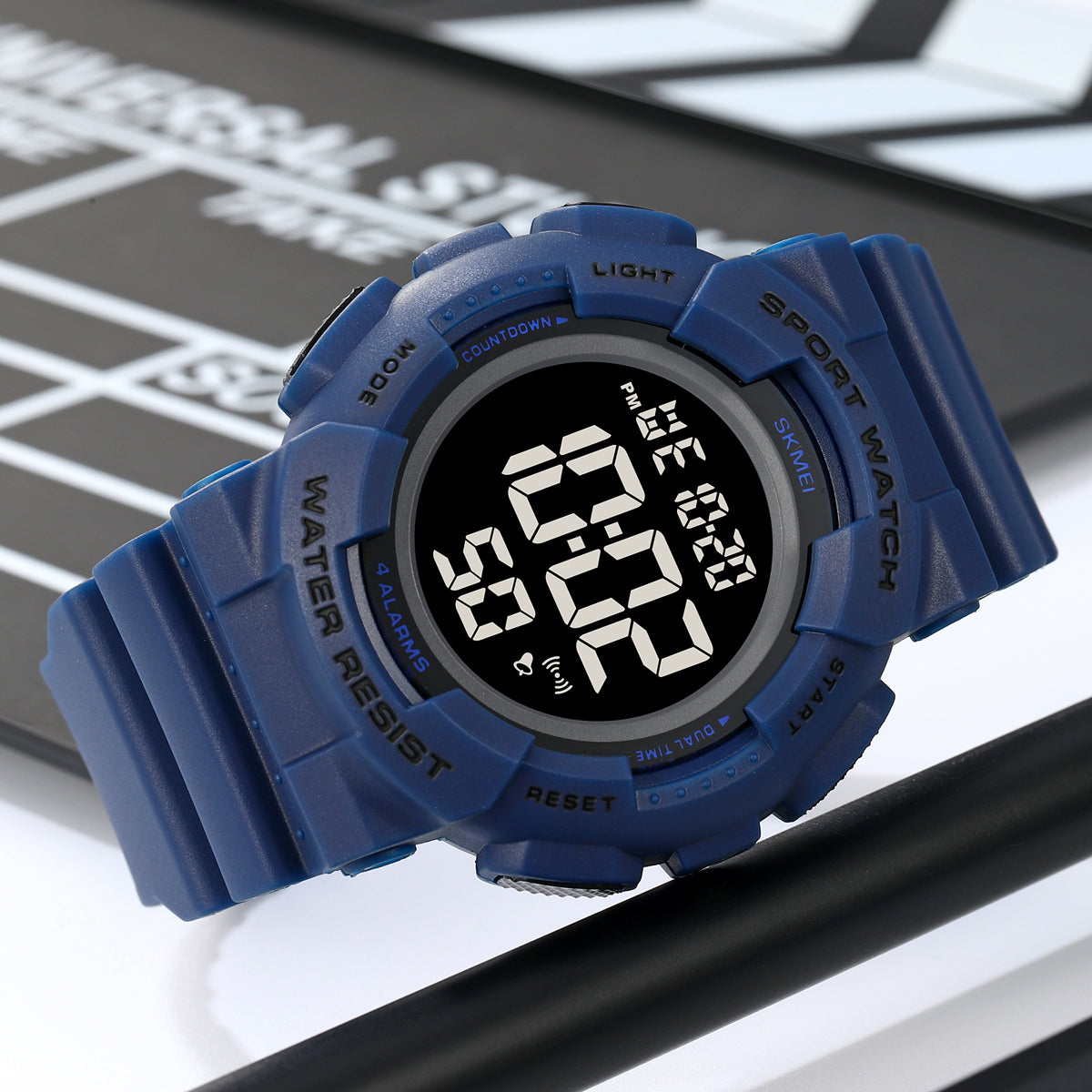 2081 Skmei Reloj para Hombre Pulsera de Caucho Digital