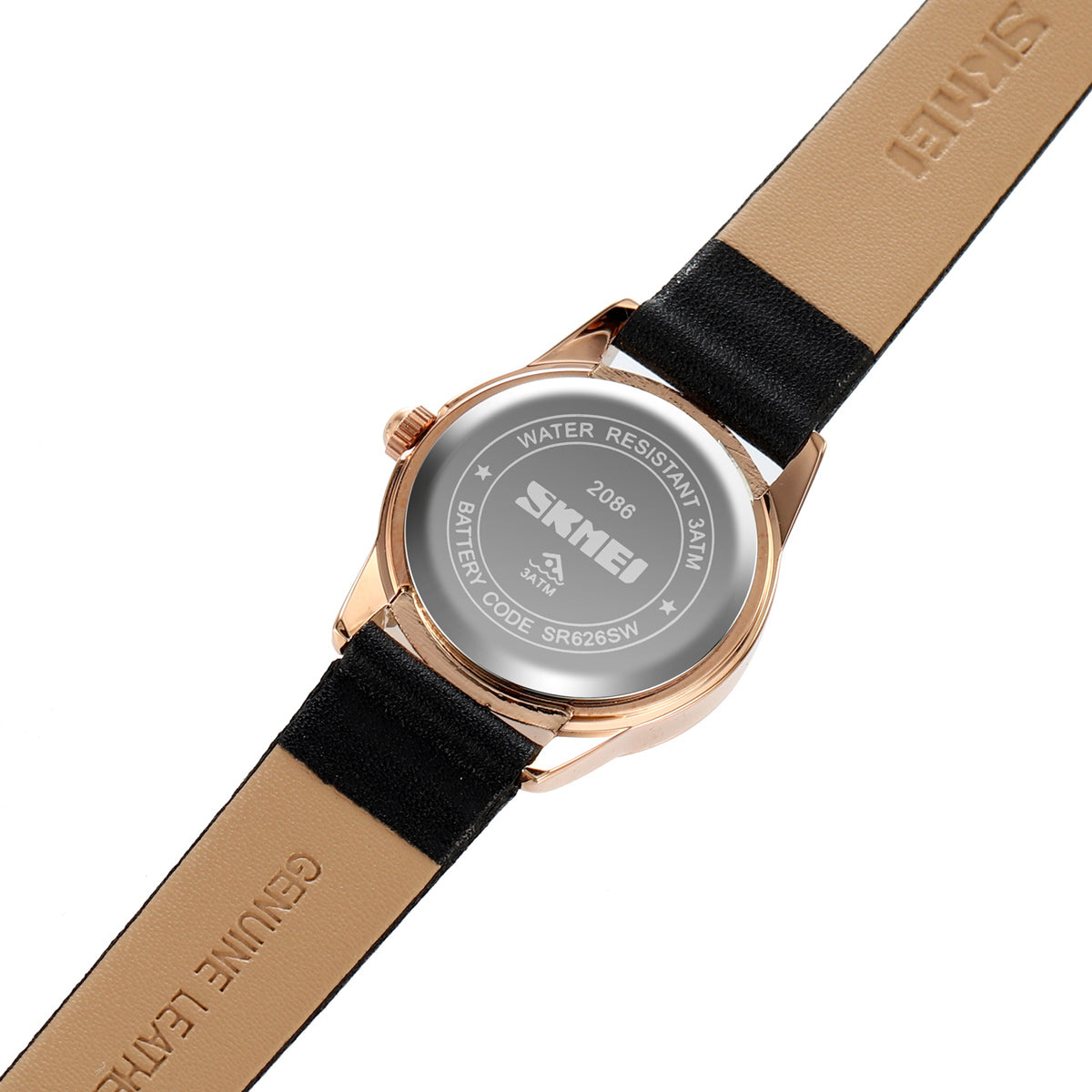 2086 Skmei Reloj para Mujer Pulsera de Cuero Análogo