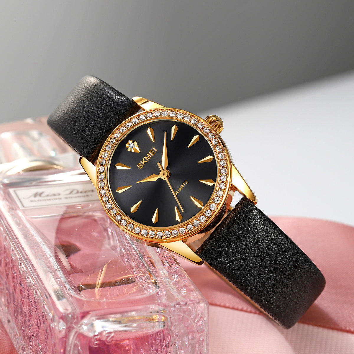 2086 Skmei Reloj para Mujer Pulsera de Cuero Análogo