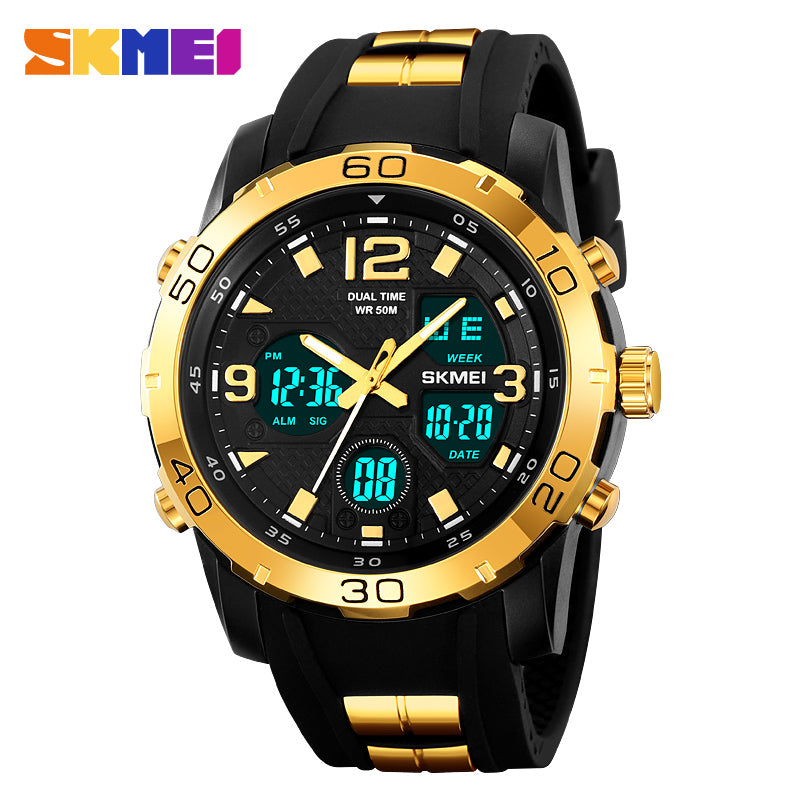 2102 Reloj Skmei pulsera de caucho para hombre