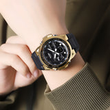 2105 Reloj Skmei para hombre pulsera de caucho