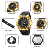 2105 Reloj Skmei para hombre pulsera de caucho