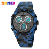 2109 Skmei Reloj para Hombre Pulsera de Metal Doble hora