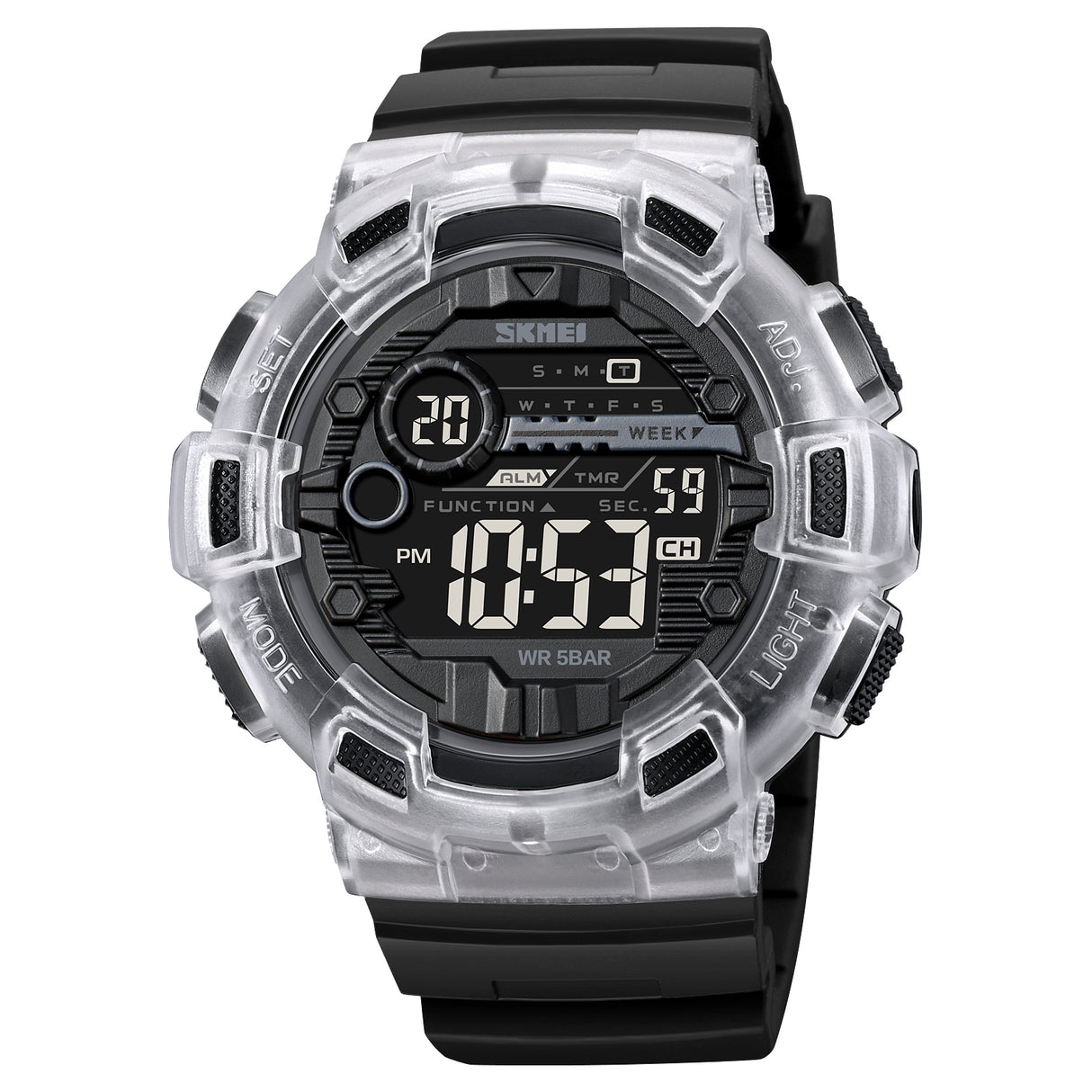 2110 Skmei Reloj para Hombre Pulsera de Caucho Digital