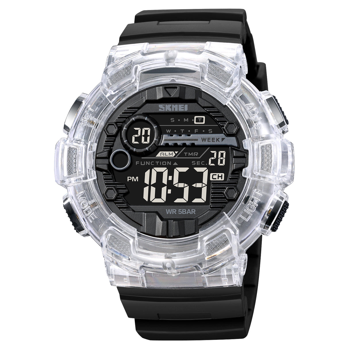 2110 Skmei Reloj para Hombre Pulsera de Caucho Digital