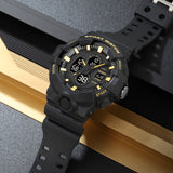 2117BK Reloj Skmei para hombre pulsera de caucho