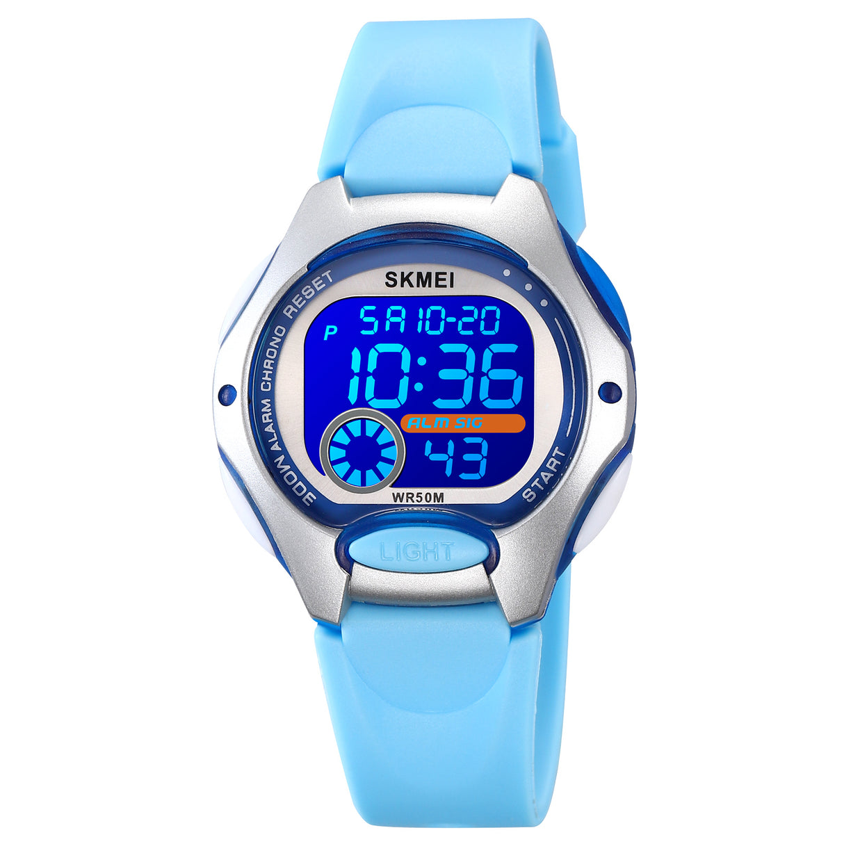 2129 Reloj SKMEI digital para niños pulsera de caucho