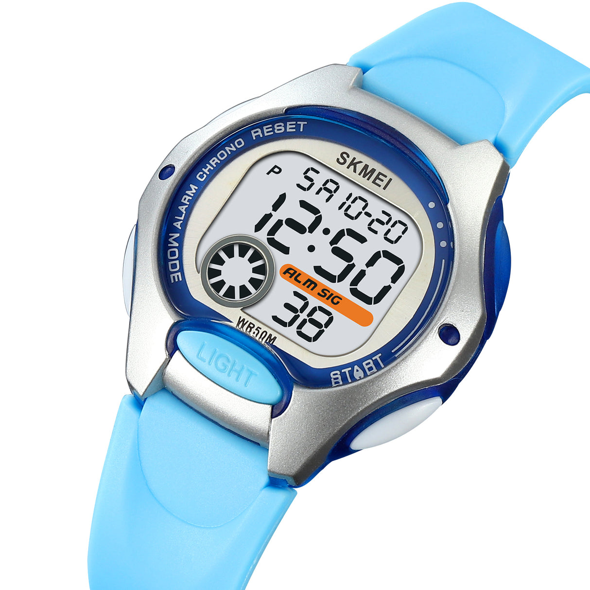 2129 Reloj SKMEI digital para niños pulsera de caucho