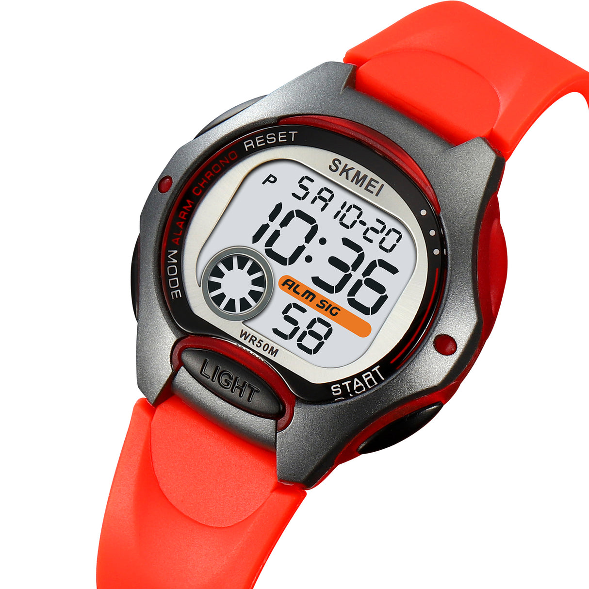 2129 Reloj SKMEI digital para niños pulsera de caucho