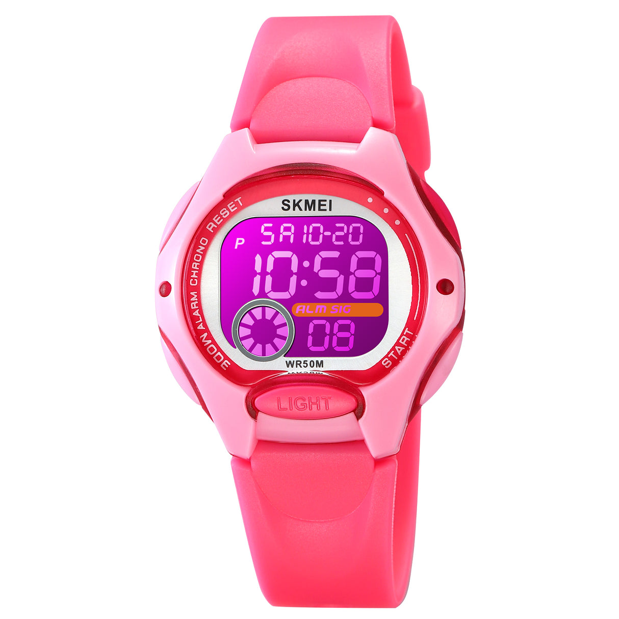 2129 Reloj SKMEI digital para niños pulsera de caucho