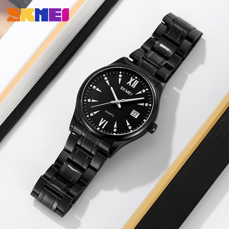 2158 Reloj Skmei para hombre pulsera de acero inoxidable